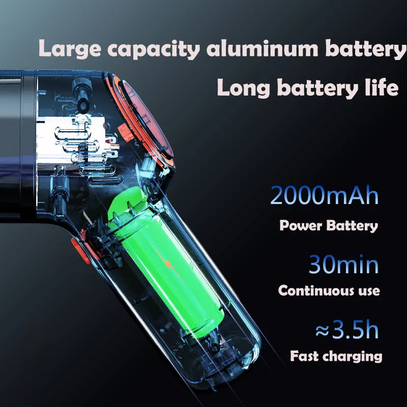 Wireless Mini Vacuum Cleaner With Built-in Battrery