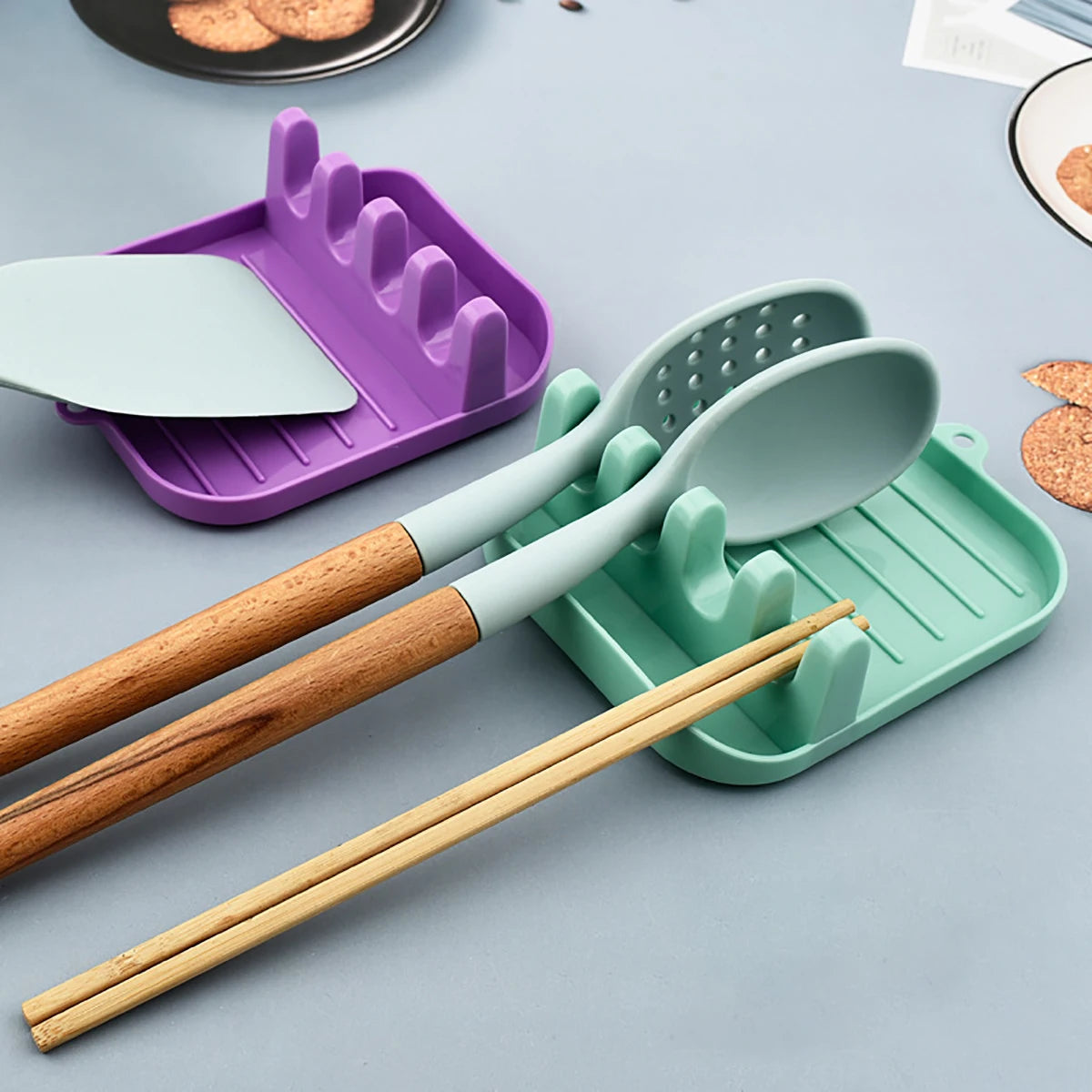 New Pot Lids Spoon And Chopsticks Rest Holder